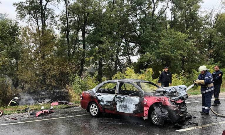 Взрыв автомобиля в симферополе